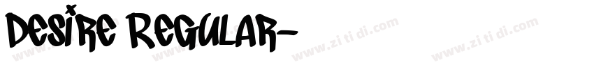 Desire Regular字体转换